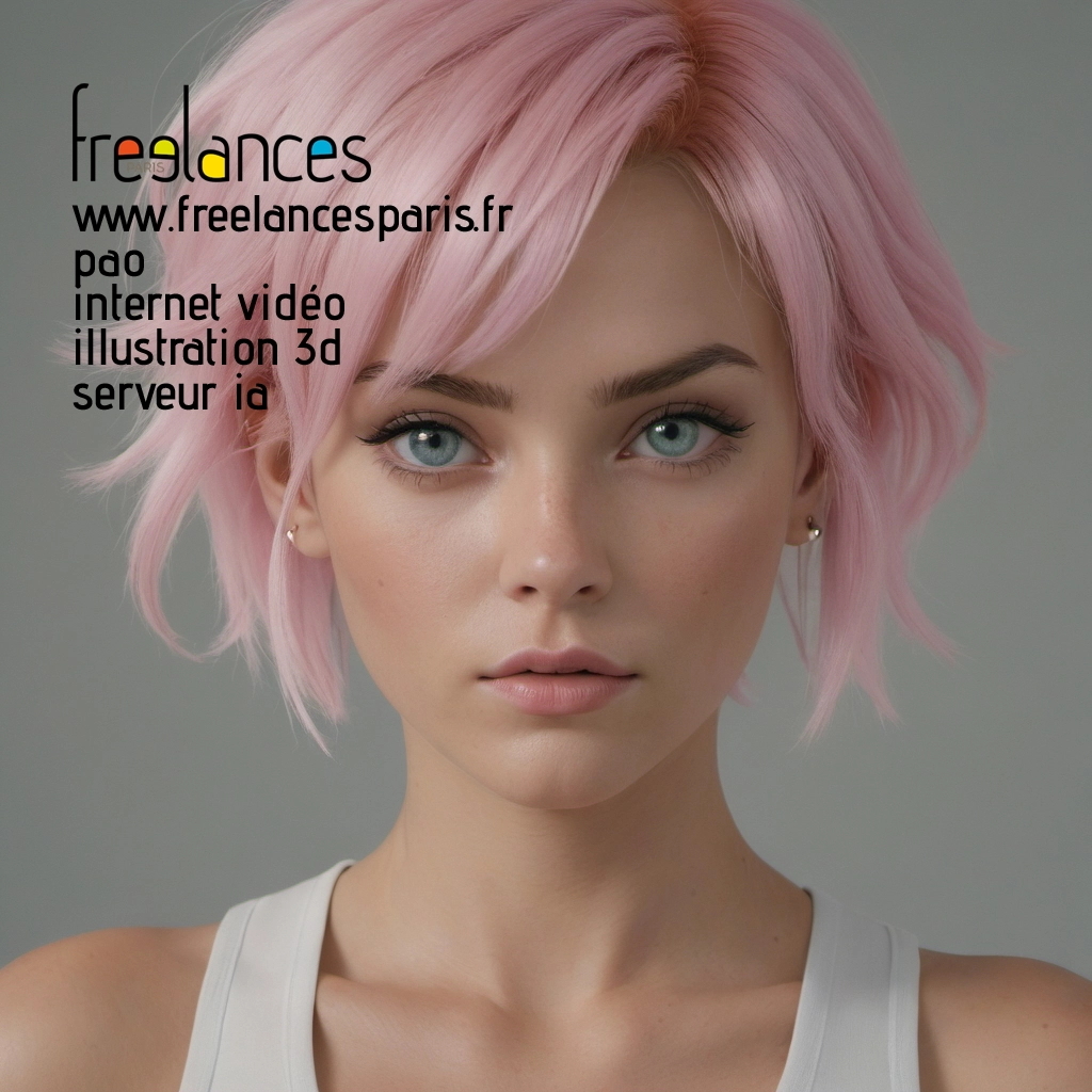 Pao mise en page internet vidéo illustration 3d serveur IA générative AI freelance paris studio de création magazines 8l6tk770